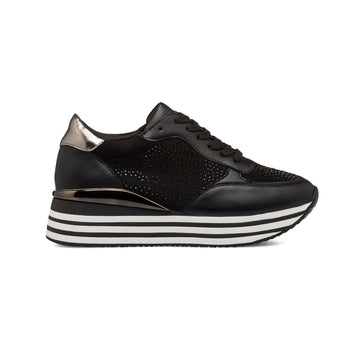 Sneakers nere da donna con strass e maxi-suola Lora Ferres, Donna, SKU w014001190, Immagine 0